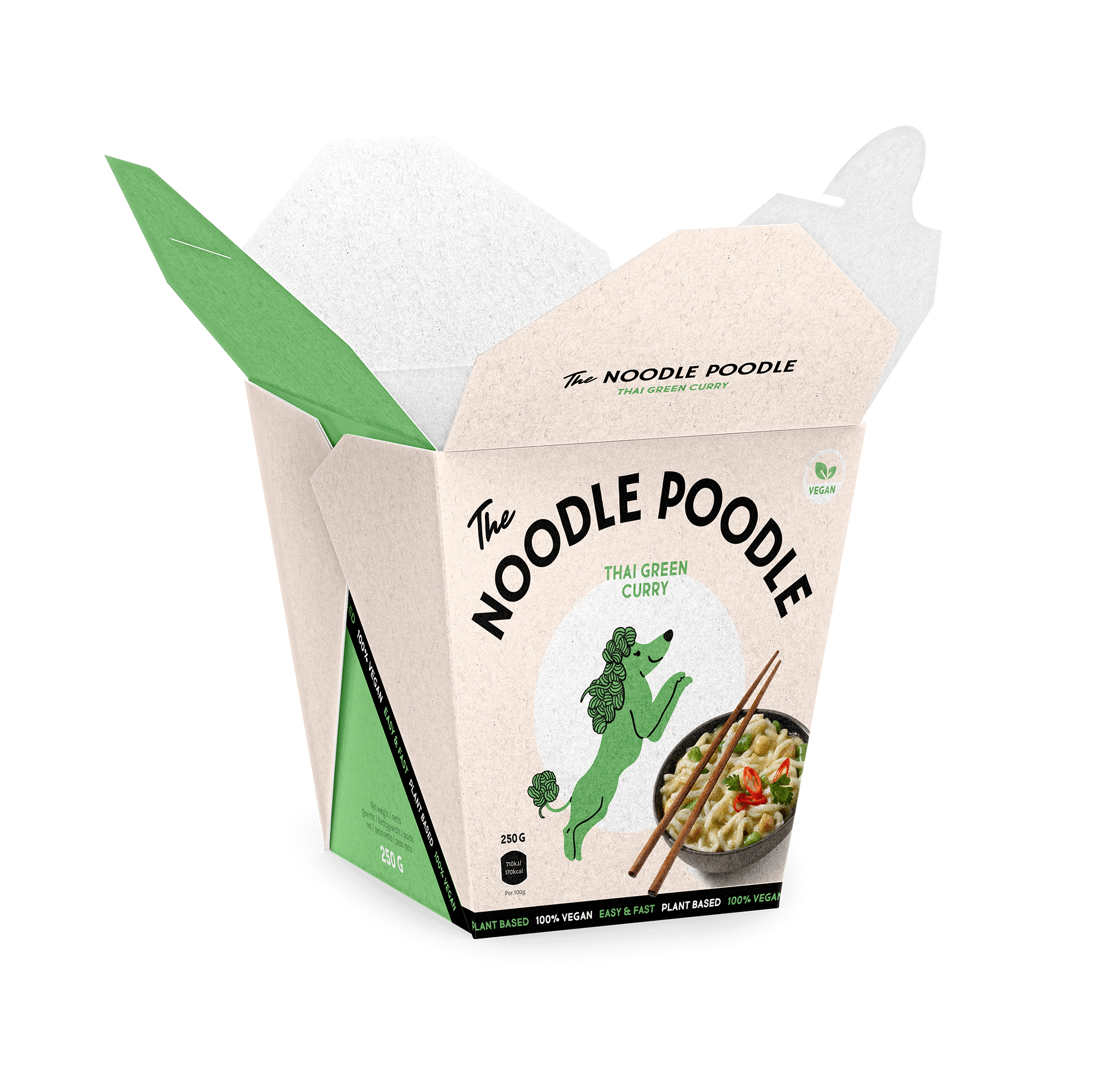 Delicious vegan noodles, ready in only 2 minutes | The Noodle Poodle